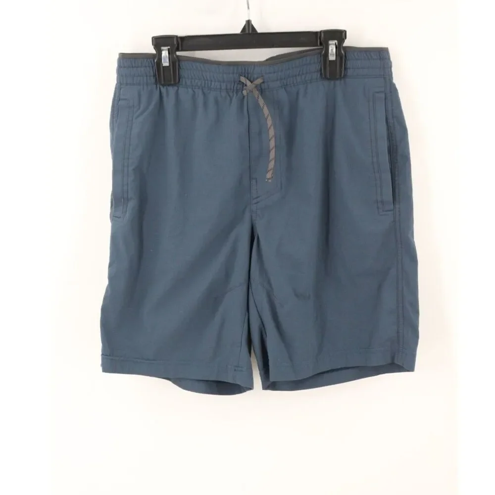 Kuhl Mens Kruiser Shorts Pirate Blue Size Small Elastic Waist Performance